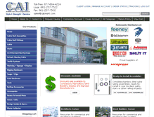 Tablet Screenshot of cableartinc.com